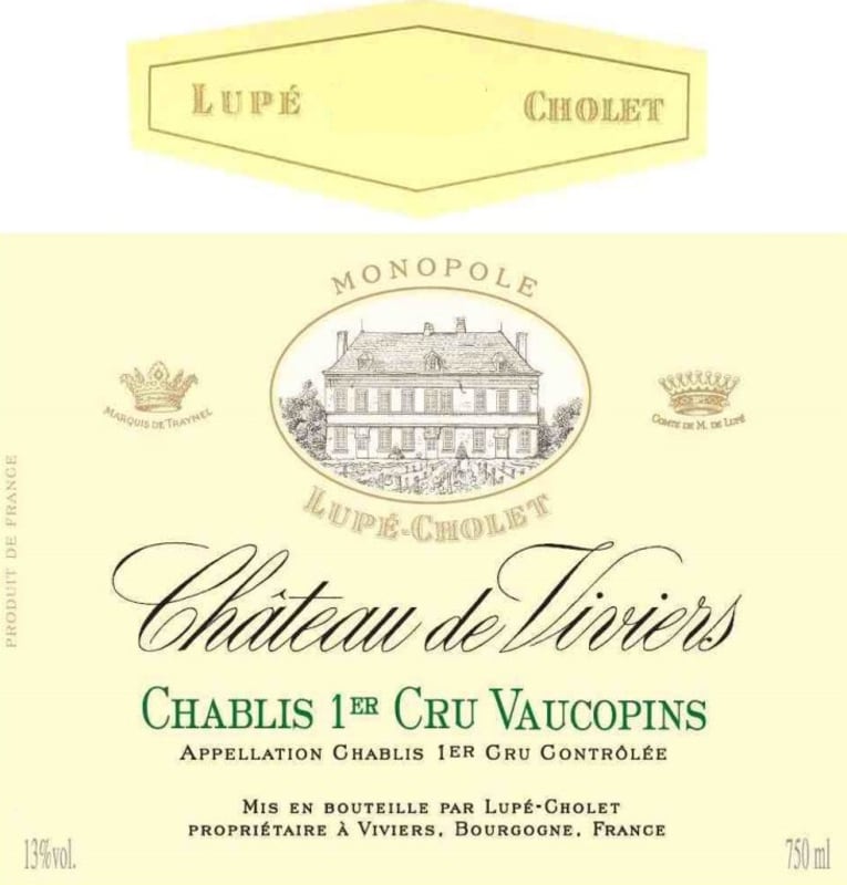 Lupe-Cholet Chateau de Viviers Vaucoupin 2006 Front Label