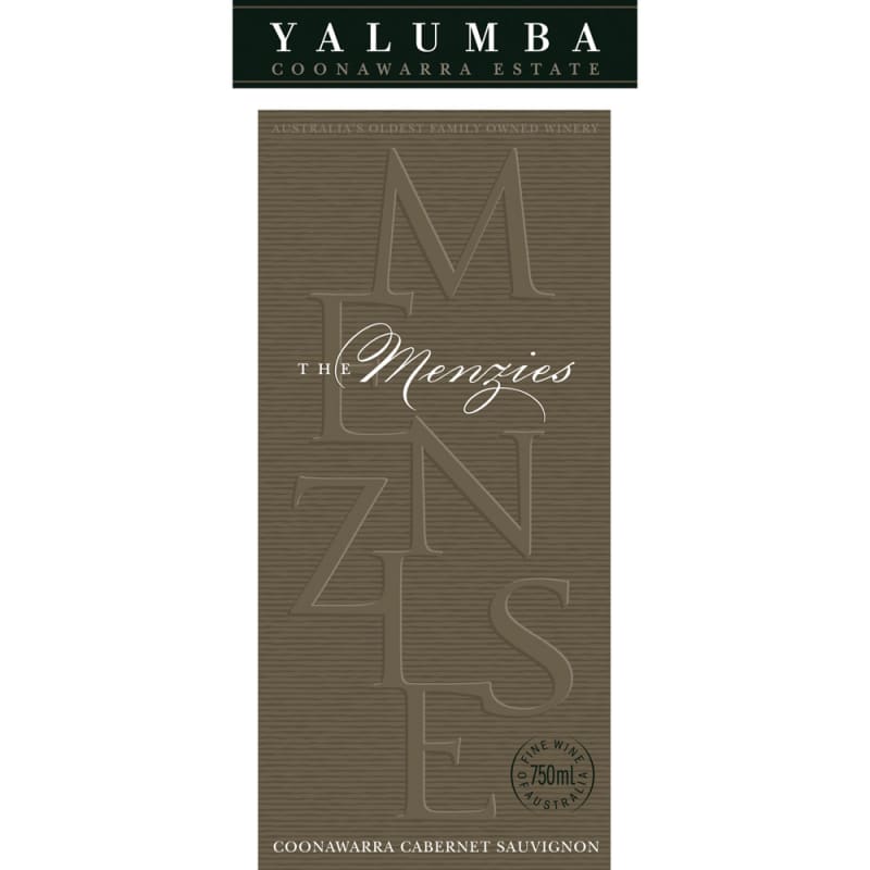 Yalumba The Menzies Cabernet Sauvignon 2010 Front Label
