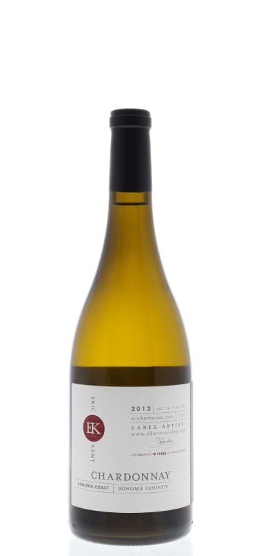 Eric Kent Sonoma Coast Chardonnay 2012 Front Bottle Shot