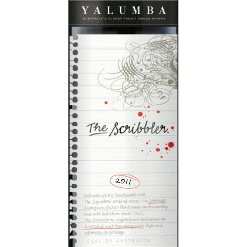 Yalumba The Scribbler 2011 Front Label