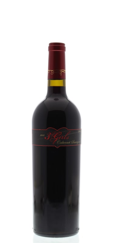 3 Girls Cabernet Sauvignon 2012 Front Bottle Shot