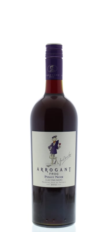 Arrogant Frog Lily Pad Pinot Noir 2012 Front Bottle Shot