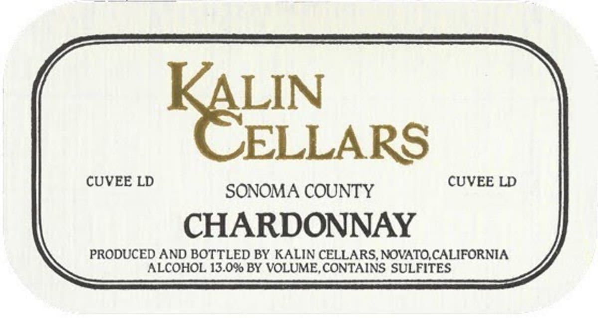 Kalin Chardonnay Cuvee LD 1995 Front Label