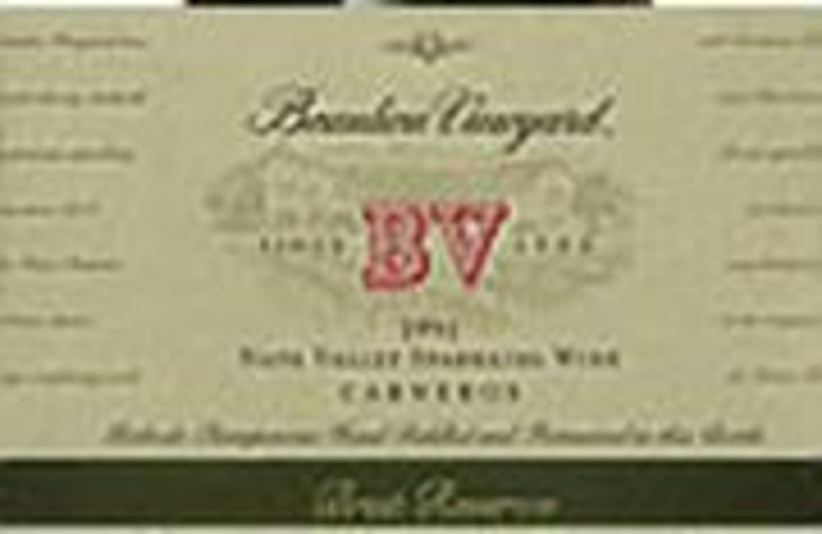 Beaulieu Vineyard Brut Reserve 1991 Front Label
