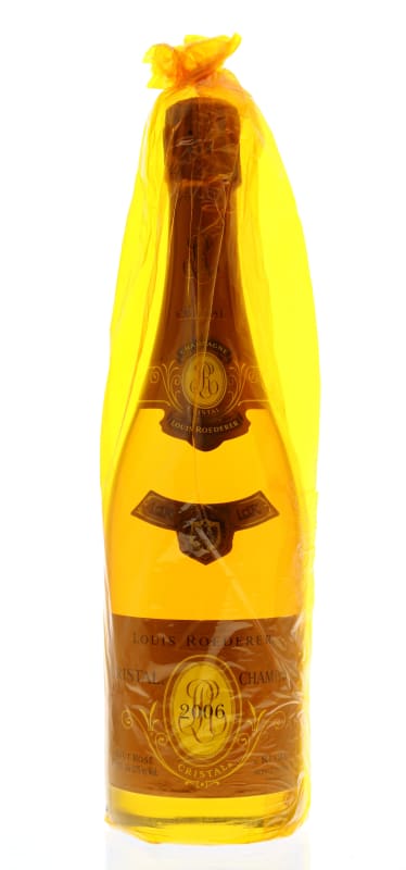 Louis Roederer Cristal Rose 2006 Front Bottle Shot