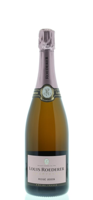 Louis Roederer Brut Rose 2009 Front Bottle Shot