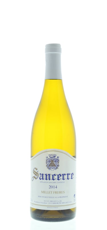 Millet Freres Sancerre 2014 Front Bottle Shot