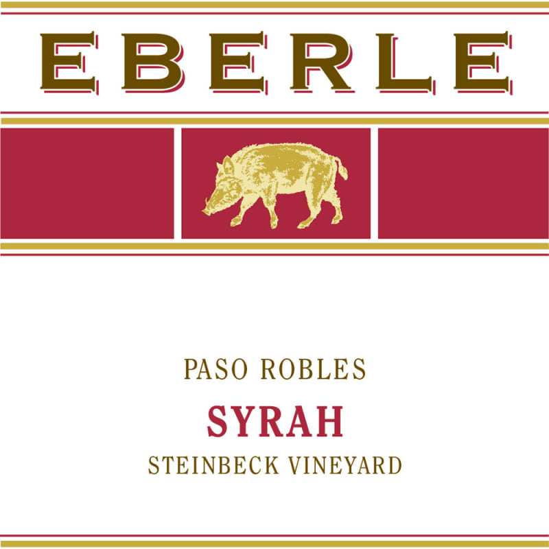 Eberle Steinbeck Vineyard Syrah 2012 Front Label