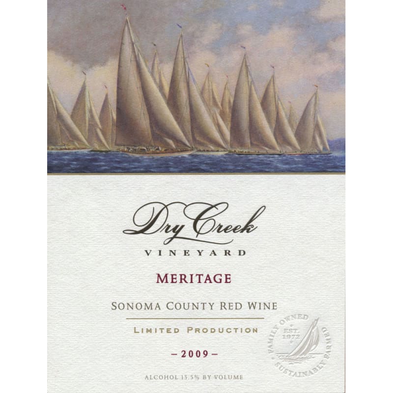 Dry Creek Vineyard Meritage 2009 Front Label