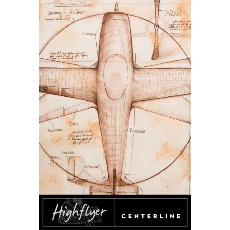 High Flyer Centerline Red 2010 Front Label