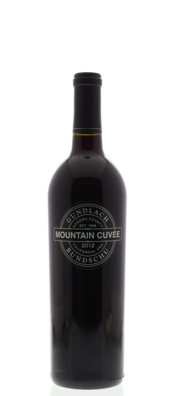 Gundlach Bundschu Mountain Cuvee 2012 Front Bottle Shot
