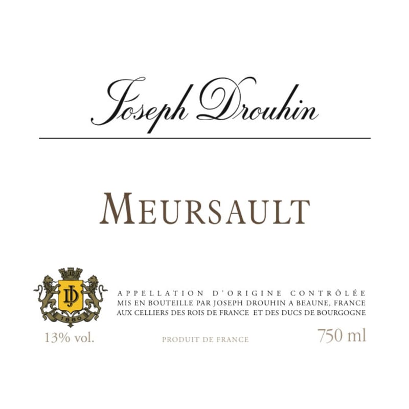 Joseph Drouhin Meursault 2011 Front Label