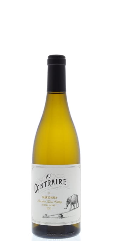 Au Contraire Russian River Chardonnay 2013 Front Bottle Shot