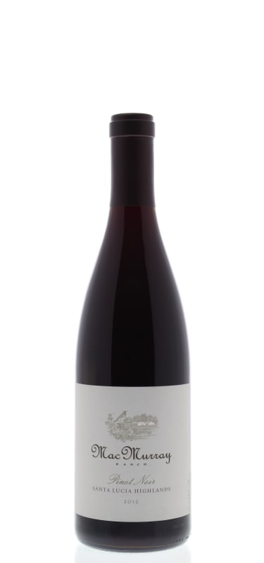 MacMurray Ranch Santa Lucia Highlands Pinot Noir 2012 Front Bottle Shot