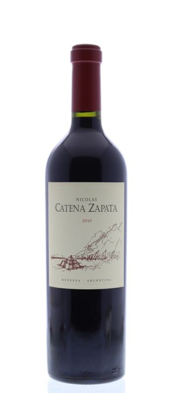 Catena Zapata Nicolas 2010 Front Bottle Shot