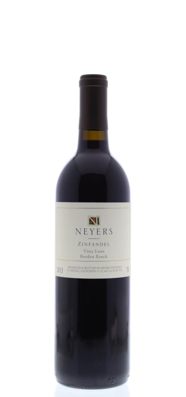 Neyers Vista Luna Zinfandel 2013 Front Bottle Shot