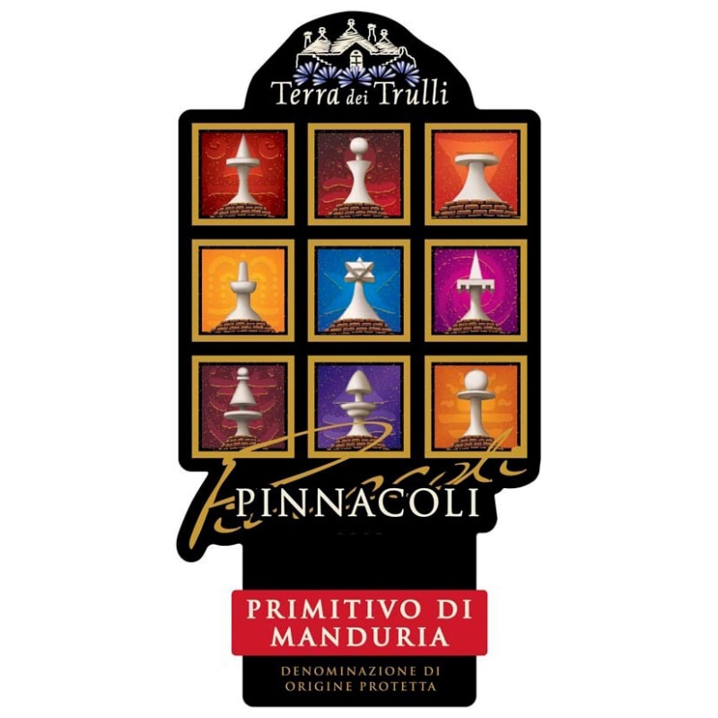 Pinnacoli Primitivo 2011 Front Label