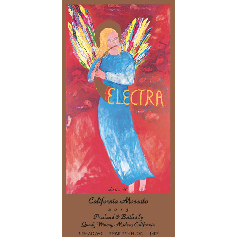 Quady Electra California Moscato 2013 Front Label