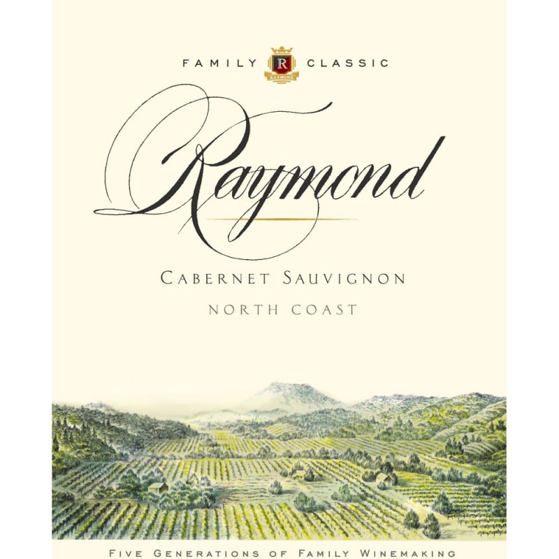 Raymond Family Classic Cabernet Sauvignon 2012 Front Label