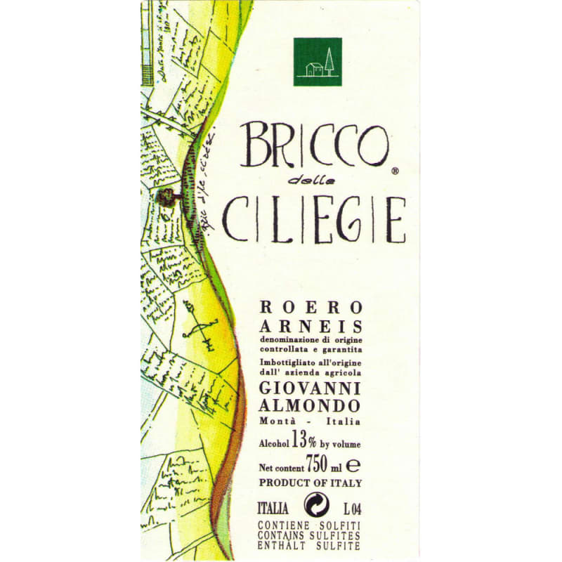 Giovanni Almondo Bricco delle Ciliegie Arneis 2013 Front Label