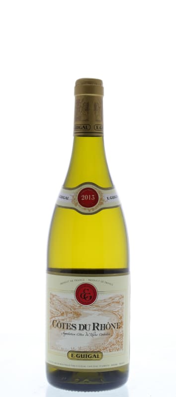 E. Guigal Cotes du Rhone Blanc 2013 Front Bottle Shot