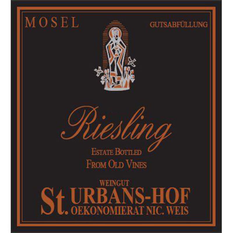 Nik Weis St. Urbans-Hof Nik Weis Mosel Estate Old Vines Riesling QbA 2013 Front Label