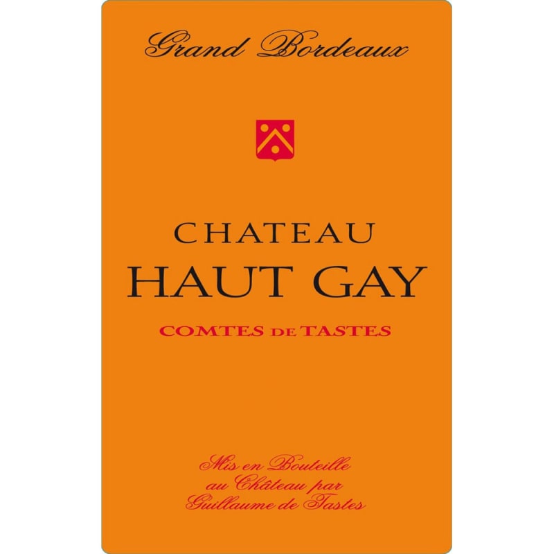 Chateau Haut Gay 2012 Front Label