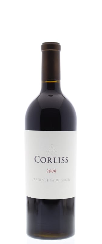 Corliss Cabernet Sauvignon 2009 Front Bottle Shot