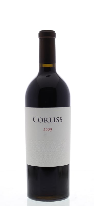 Corliss Red 2009 Front Bottle Shot