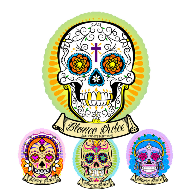 St. Clair Vinos de los Muertos Blanco Dulce Front Label