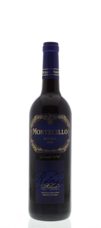 Bodegas Montecillo Rioja Reserva 2009 Front Bottle Shot