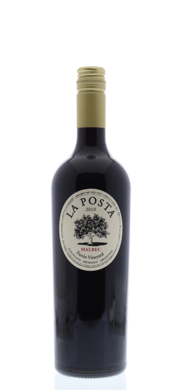 La Posta Fazzio Malbec 2010 Front Bottle Shot