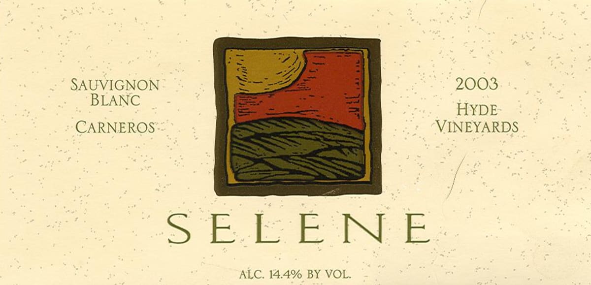 Selene Hyde Vineyards Sauvignon Blanc 2003 Front Label