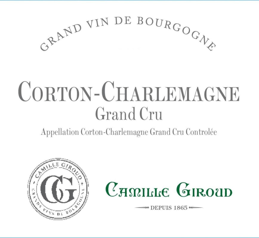 Camille Giroud Corton-Charlemagne Grand Cru 2011 Front Label
