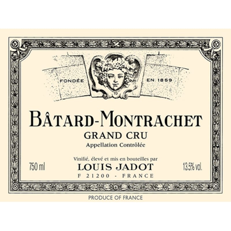 Louis Jadot Batard-Montrachet 2012 Front Label