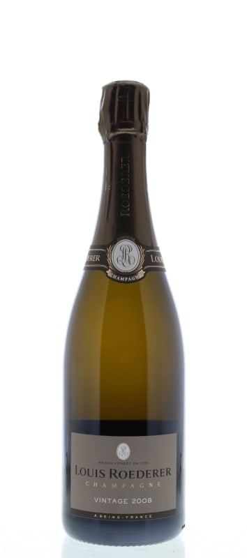 Louis Roederer Brut Vintage 2008 Front Bottle Shot