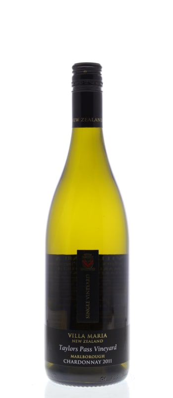Villa Maria Taylors Pass Vineyard Chardonnay 2011 Front Bottle Shot