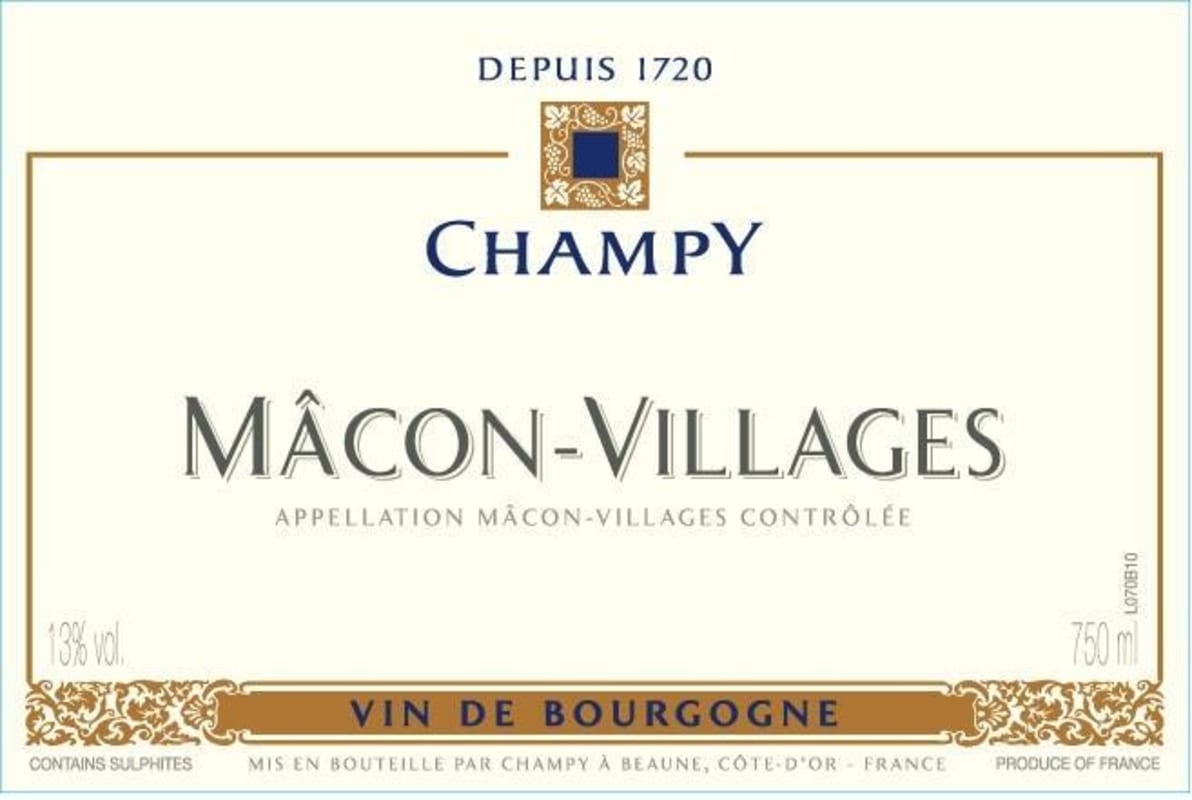 Maison Champy Macon-Villages 2011 Front Label