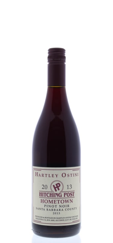 Hitching Post Hometown Pinot Noir 2013 Front Bottle Shot