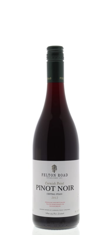Felton Road Cornish Point Pinot Noir 2012 Front Bottle Shot