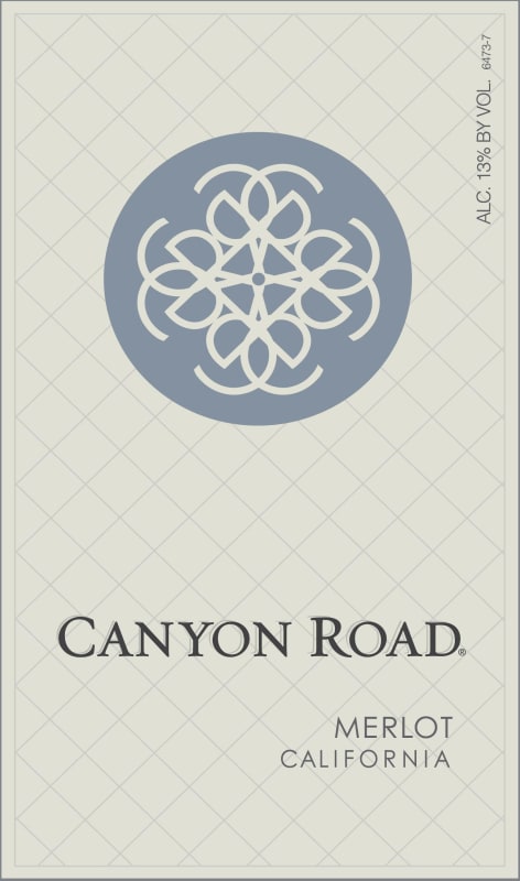 Canyon Road Merlot 2013 Front Label
