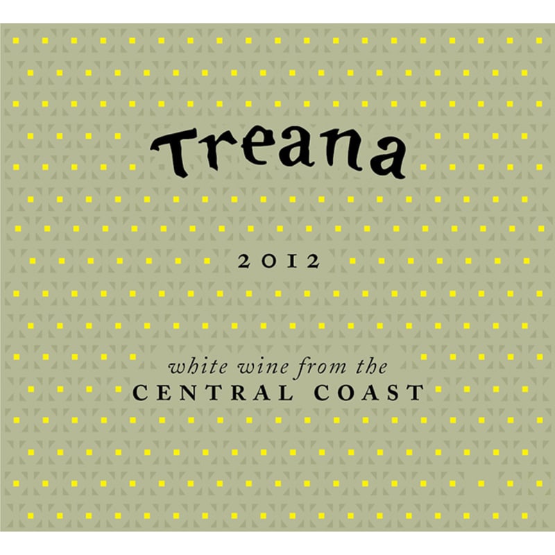 Treana White 2012 Front Label