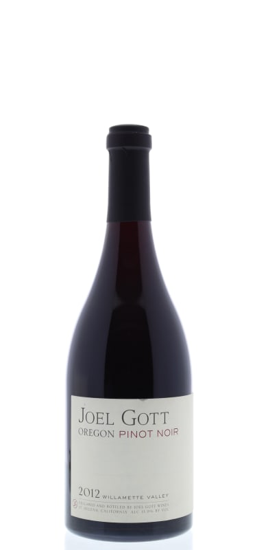 Joel Gott Oregon Pinot Noir 2012 Front Bottle Shot