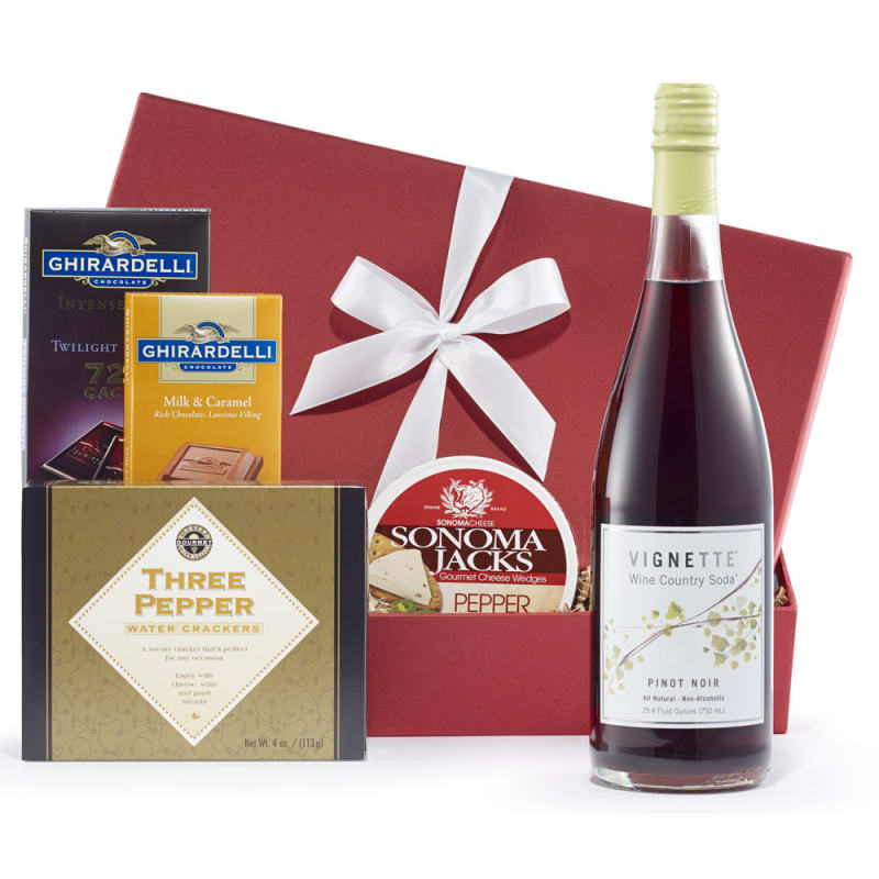 Wine Country Soda & Tempting Treats Gift Set Gift Product Image