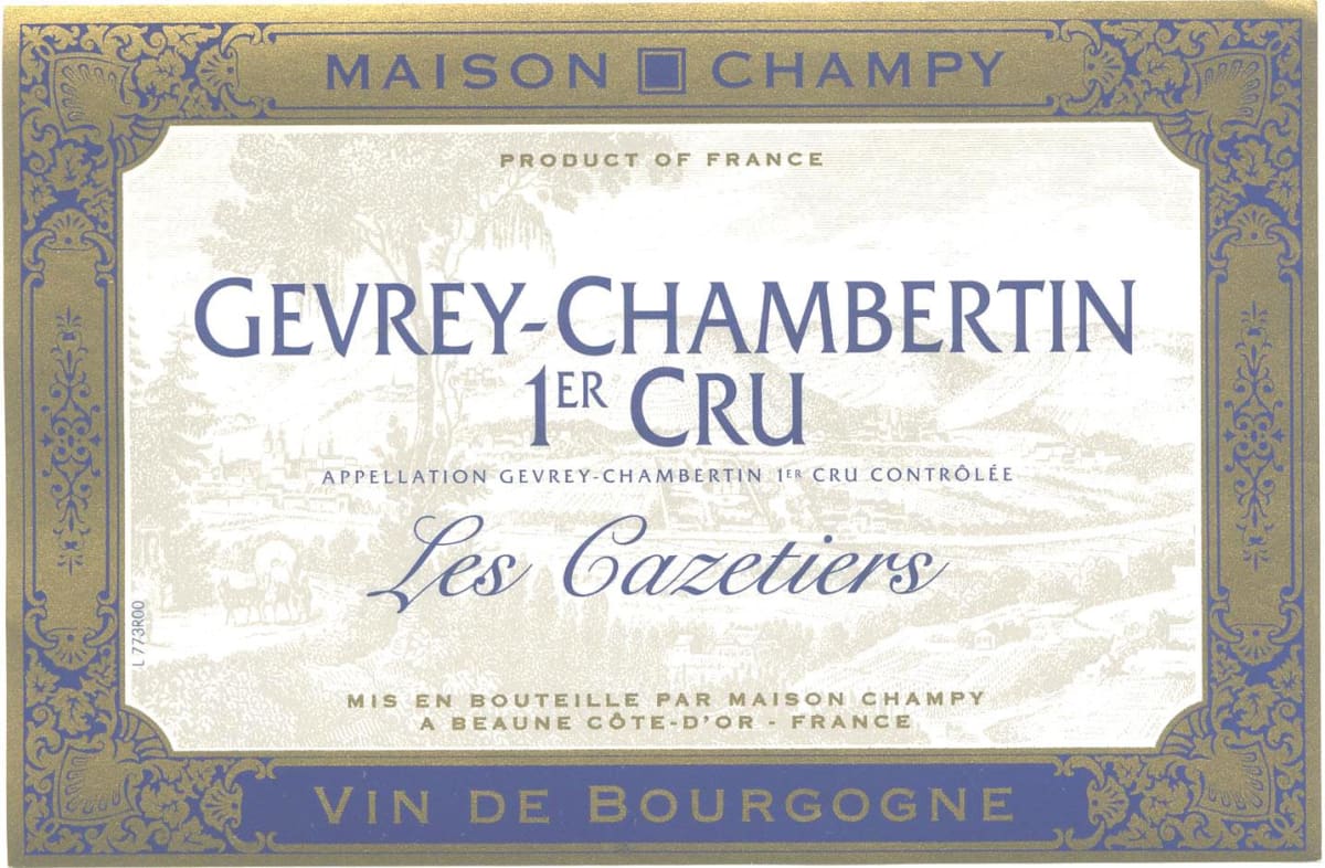 Maison Champy Gevrey-Chambertin Les Cazetiers Premier Cru 2007 Front Label