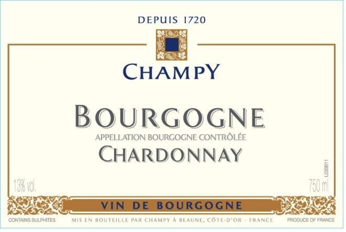 Maison Champy Bourgogne Chardonnay 2012 Front Label