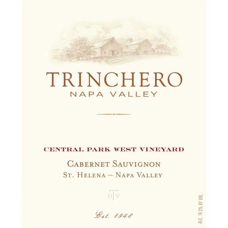 Trinchero Central Park West Cabernet Sauvignon 2011 Front Label