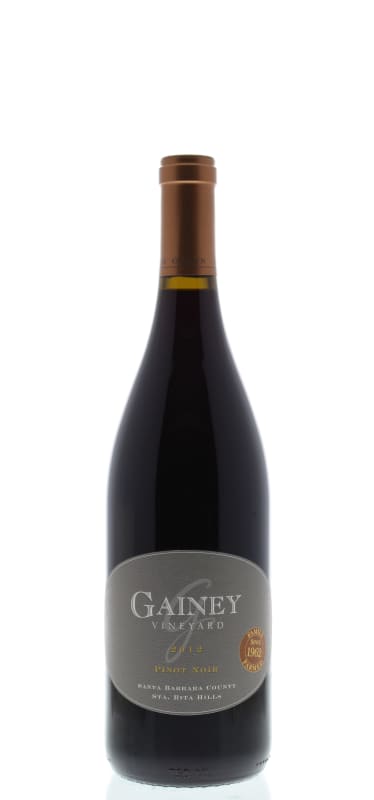 Gainey Pinot Noir 2012 Front Bottle Shot
