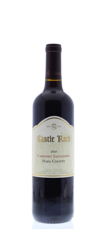 Castle Rock Napa County Cabernet Sauvignon 2010 Front Bottle Shot