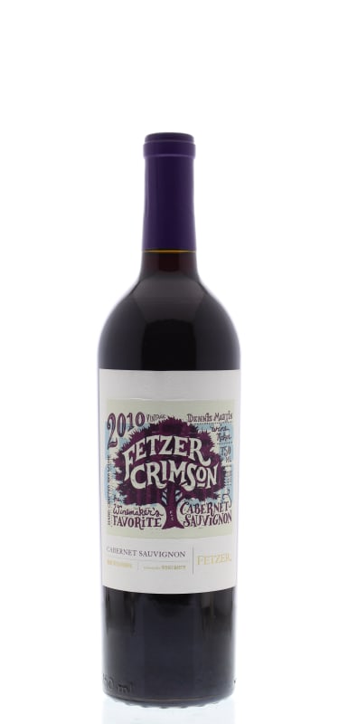 Fetzer Crimson Cabernet Sauvignon 2010 Front Bottle Shot